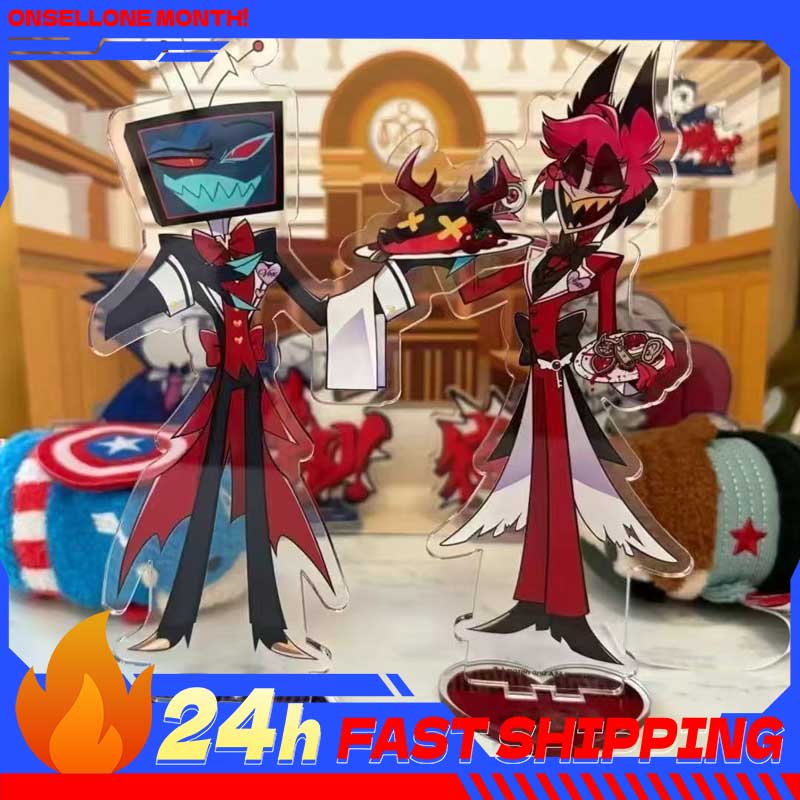 Anime Character Merchandise - 2pcs Hazbin Anime Peripherals Alastor Waiter