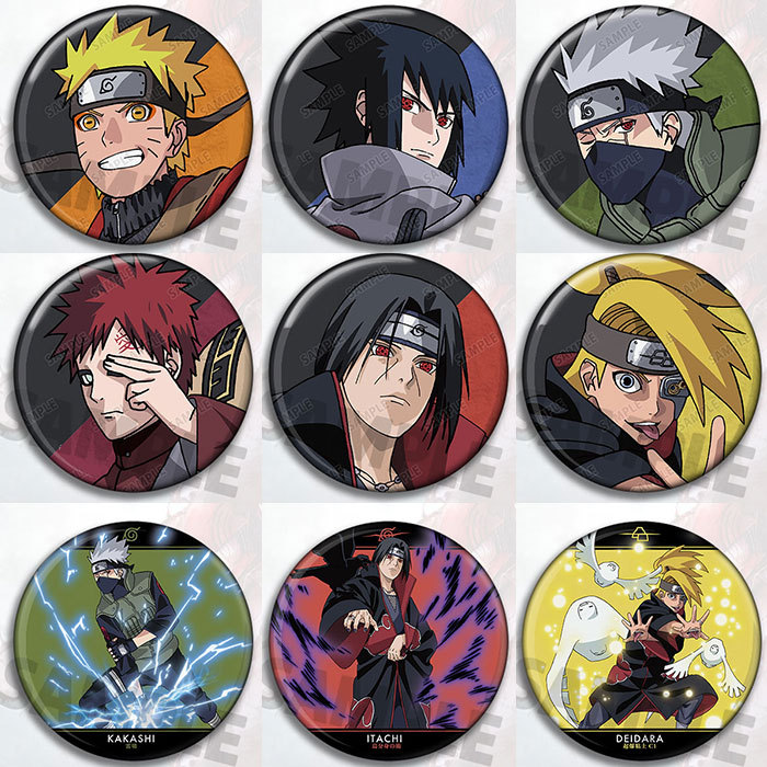 Anime Merchandise Naruto - Naruto Anime Badge Pin Set Kakashi