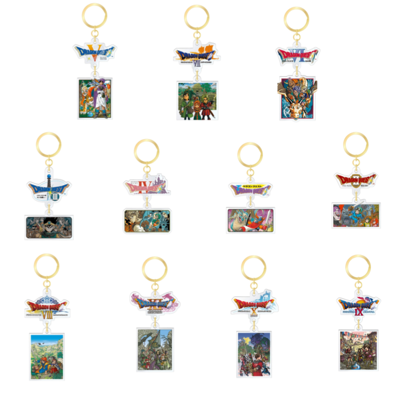 Frieren Anime Merchandise - 6Cm Acrylic Keychain for Dragon Quest