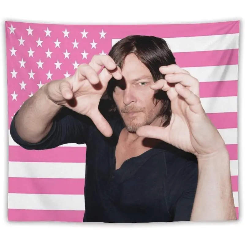 VIKAMA Daryl Dixon USA Flag Ta - Wall Scroll Tapestry ulasan dan harga