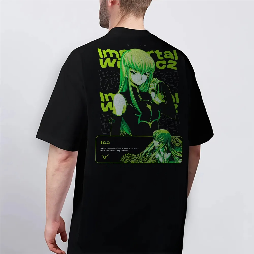 New Code Geass T-Shirt C.C. Ch - Anime Merchandise Store Japan ulasan dan harga