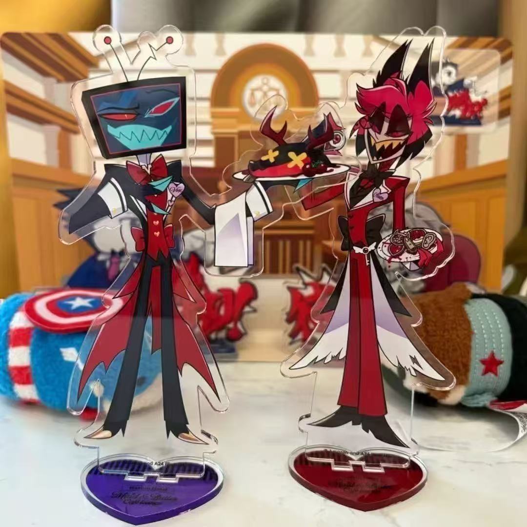 2pcs Hazbin Anime Peripherals  - Anime Character Merchandise ulasan dan harga