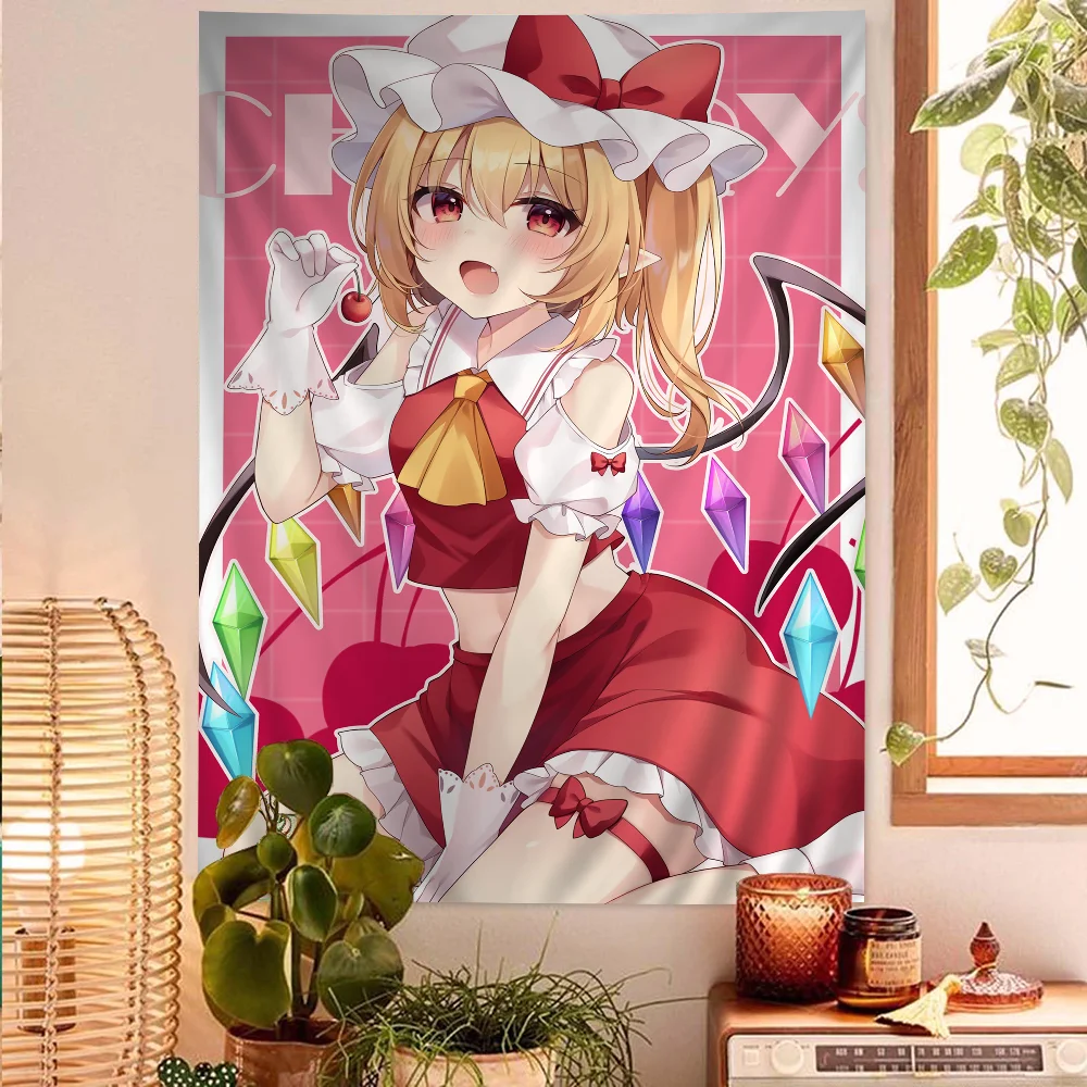 Touhou Project Flandre Scarlet - Wall Scroll Tapestry ulasan dan harga