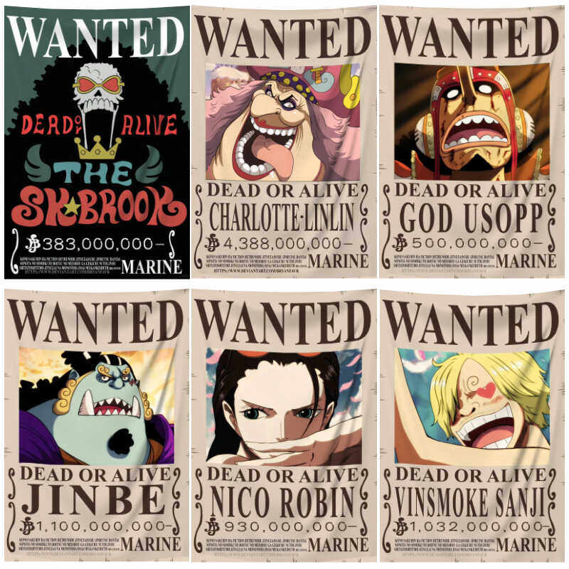 One Piece Manga Tapestry Wante - Wall Scroll Tapestry ulasan dan harga