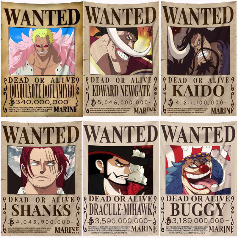 One Piece Manga Tapestry Wante - Wall Scroll Tapestry ulasan dan harga