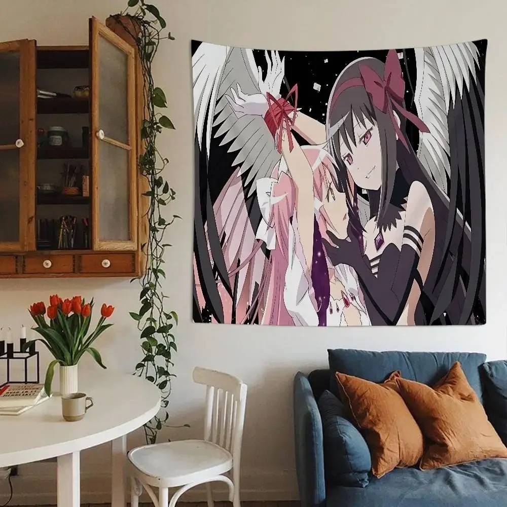 VIKAMA Madoka Magica Kaname Ho - Wall Scroll Tapestry ulasan dan harga