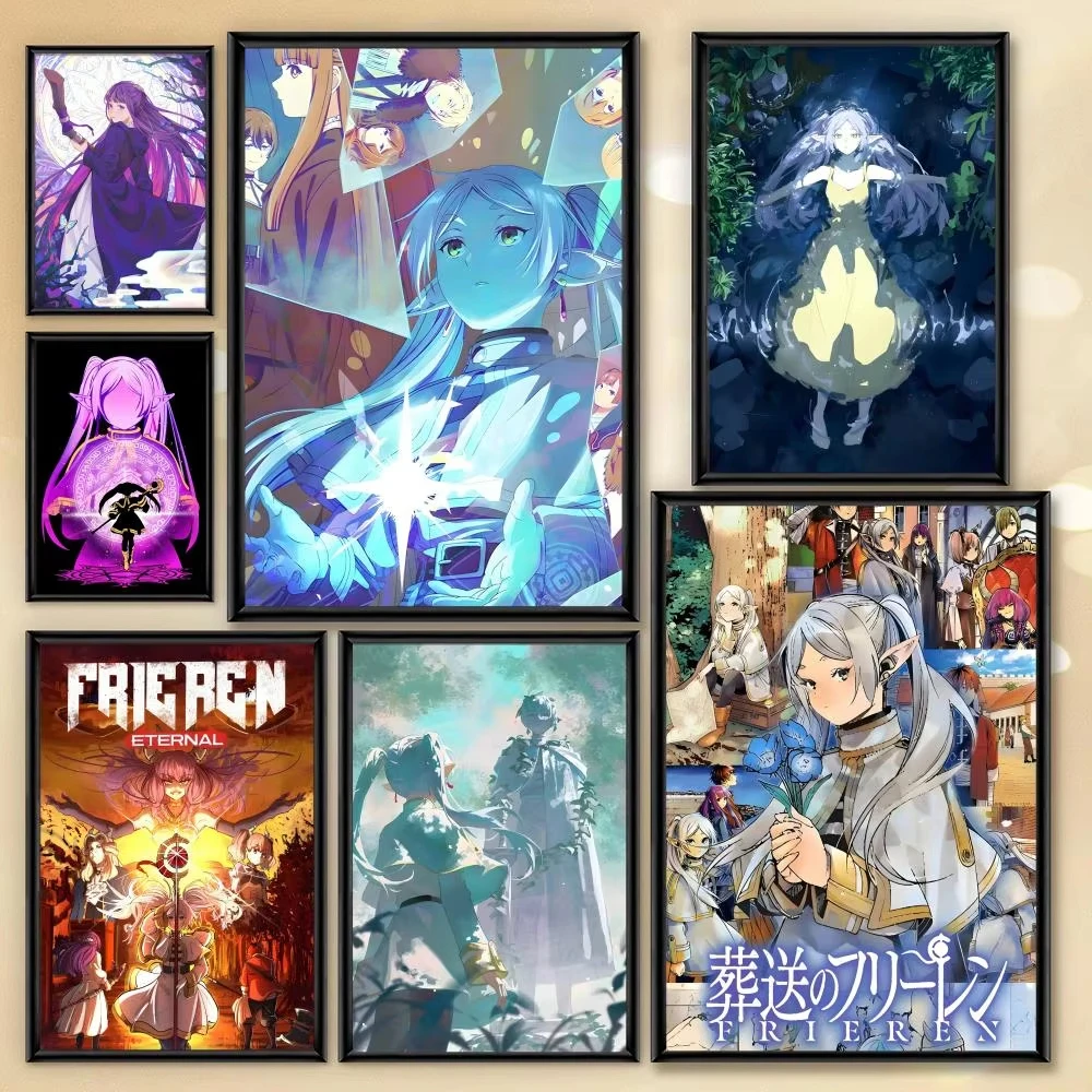DIY Oil Painting By Numbers An - Frieren Anime Merchandise ulasan dan harga