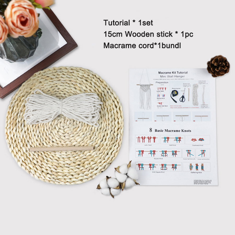 Handmade Knitting Mini Tapestr - Wall Scroll Tapestry ulasan dan harga