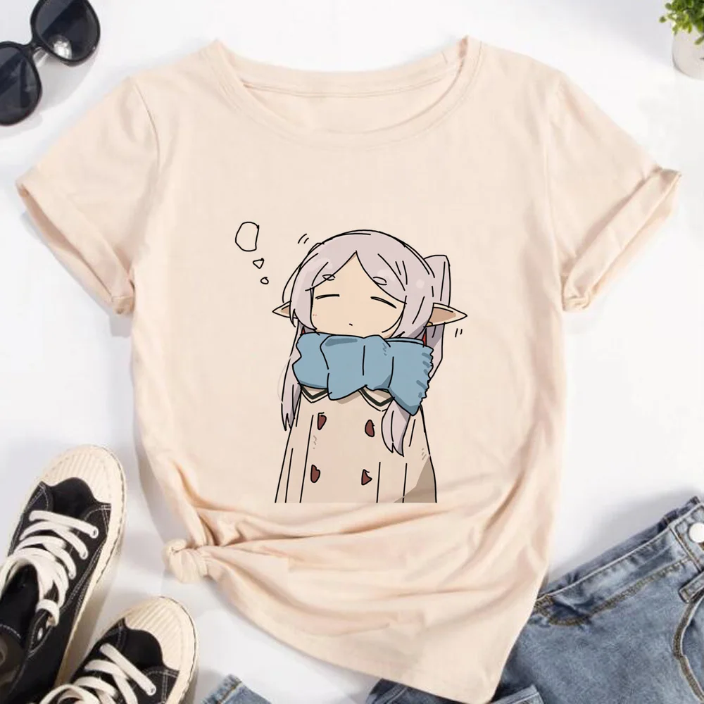 Frieren Tshirt Women Streetwea - Frieren Anime Merchandise ulasan dan harga